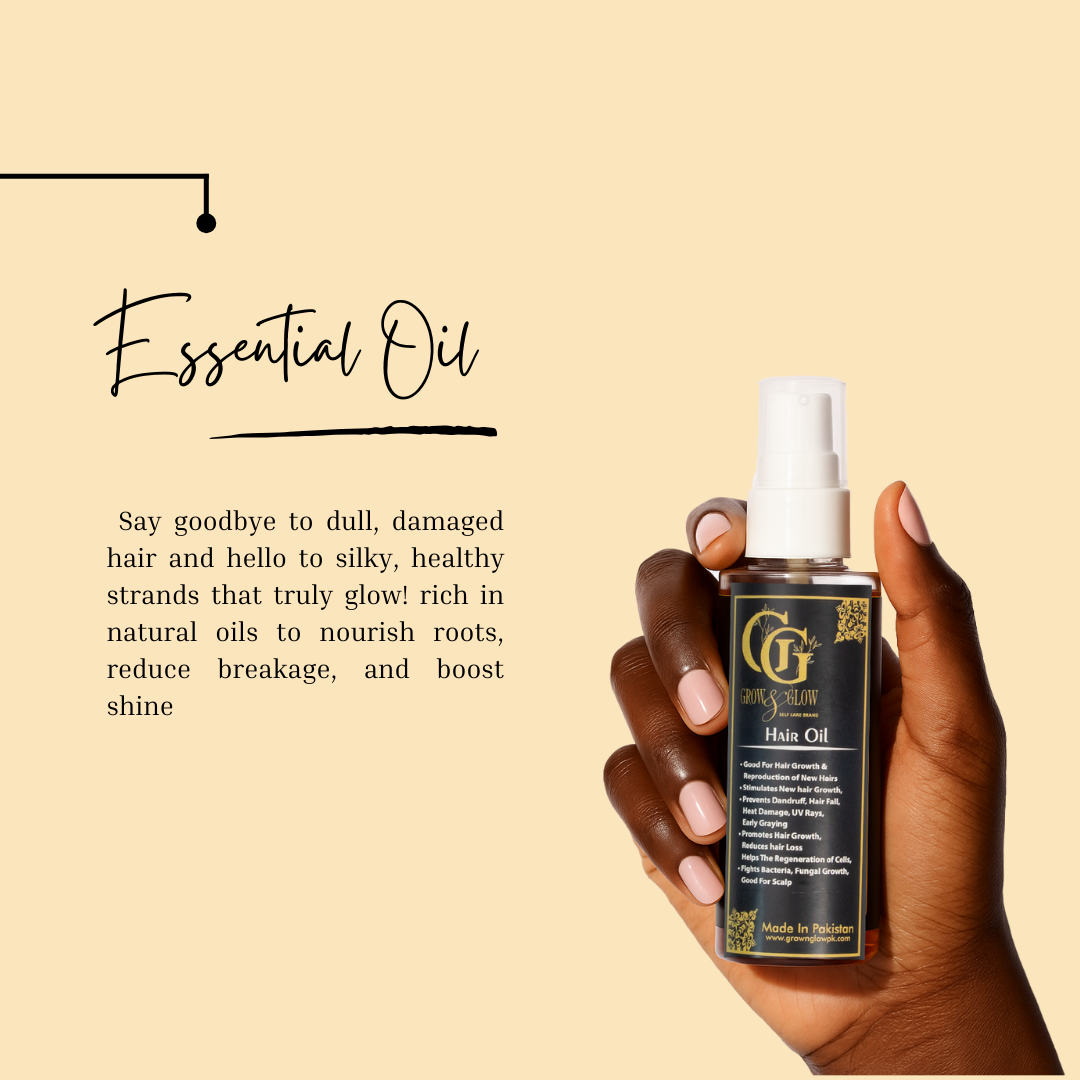 Grow&Glow – Nourishing Oil for Hair Growth & Damage Repair 100 ml