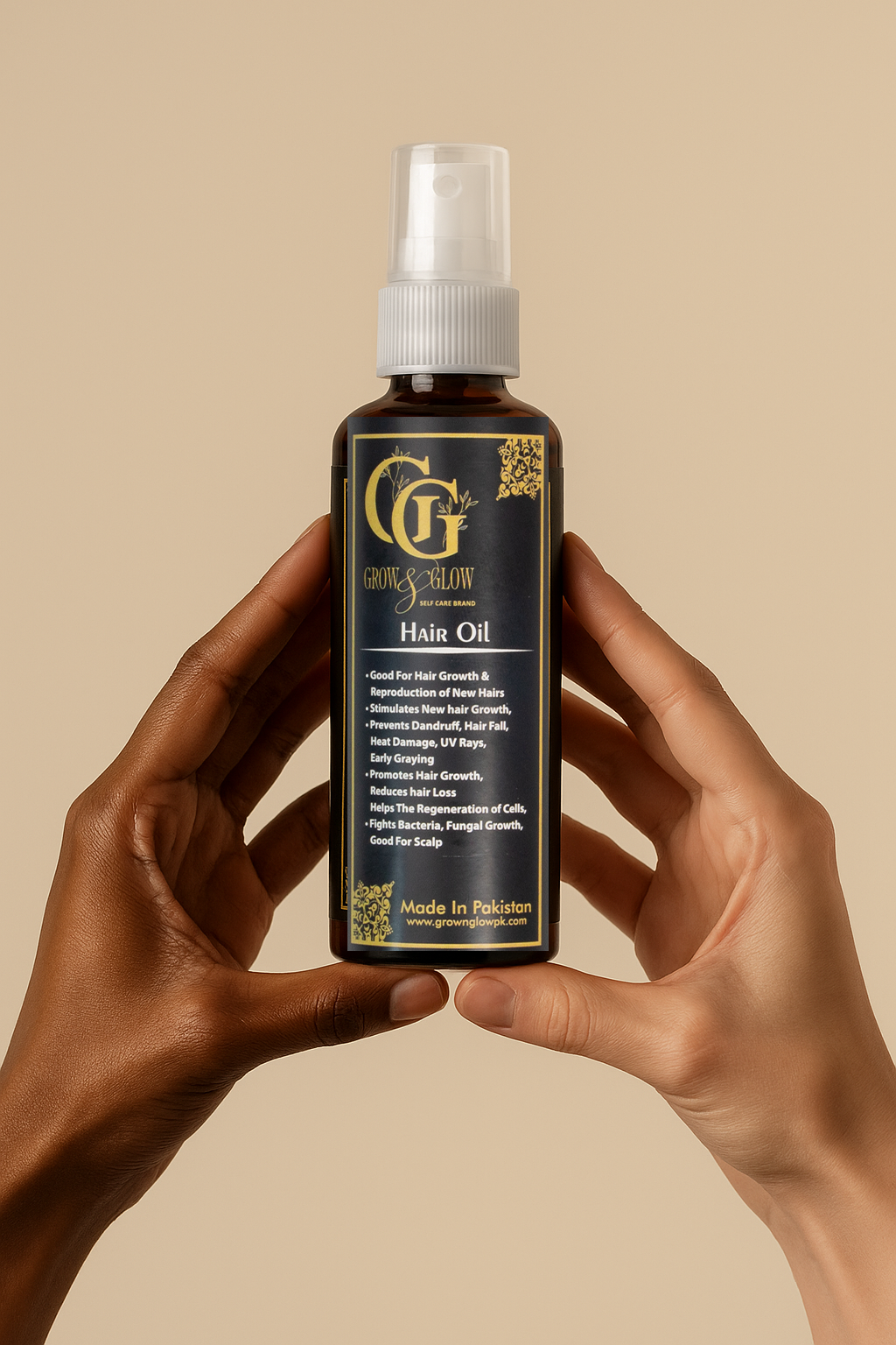 Grow&Glow – Nourishing Oil for Hair Growth & Damage Repair 100 ml